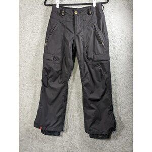 Bonfire Snowboard Pants Small Classic Dry Level 1 10K Waterproof Cargo Black